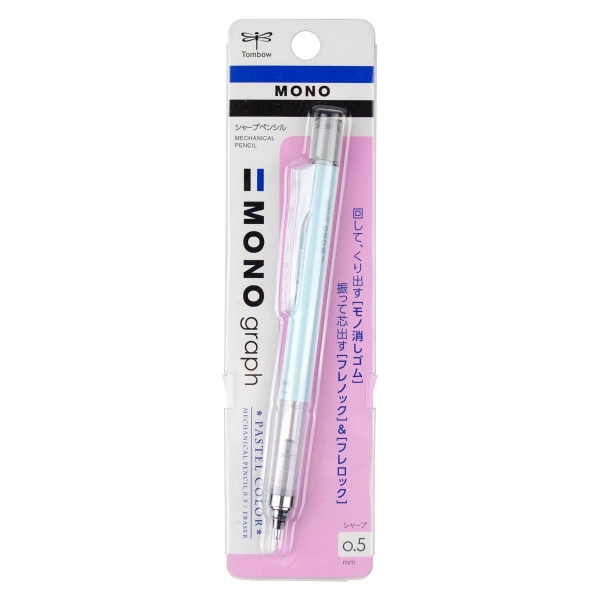 Picture of Tombow Mono Graph Mech.Pencil Pastel Ice Blue -0.3Mm