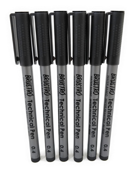 Picture of Brustro Fineliner Pen Black 0.4Mm