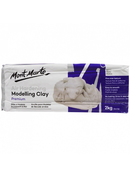 Picture of Mont Marte Air Hardening Modelling Clay - White (2kg)