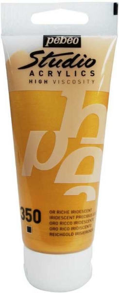 Picture of Pebeo Studio Acrylic High Viscocity - 100ml Iris Precio Gold (350)