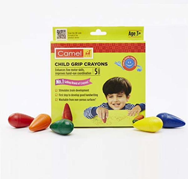 Picture of Camlin Child Grip Crayons - Set of 5