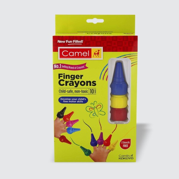Picture of Camlin Finger Crayons - Set of 10