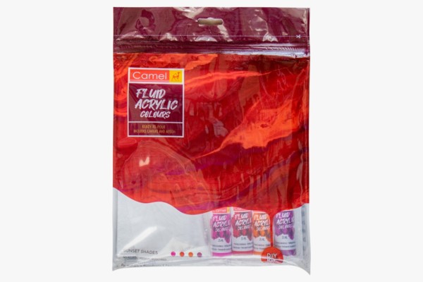Picture of Camlin Fluid Acrylic Sunset Shade Colours Kit