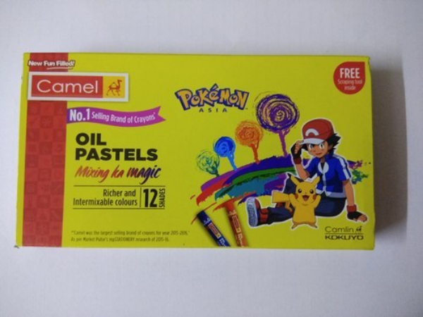 Picture of Camlin Oil Pastel Set of 12 - 10mm(Pokémon)
