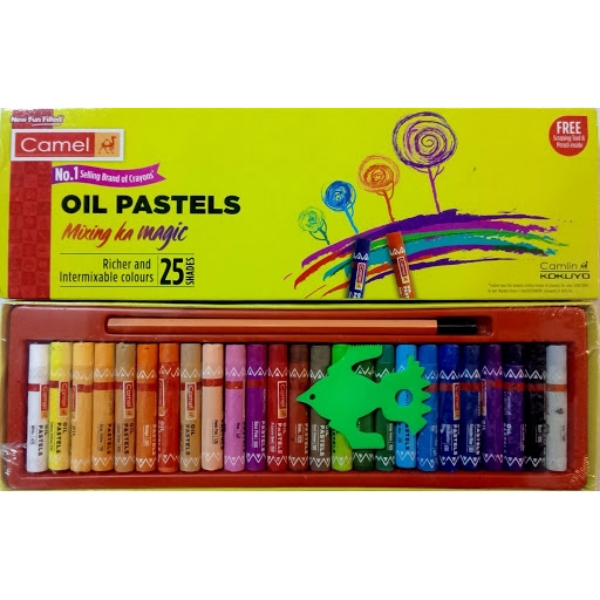 Picture of Camlin Oil Pastel Set - of 25