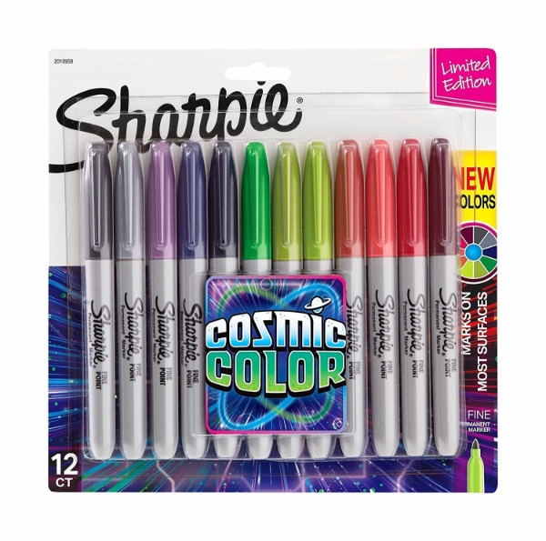 Picture of Sharpie Fine Permanent Marker Cosmic Color Set Of 12