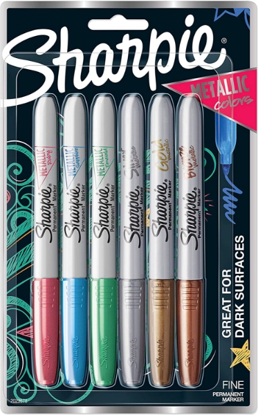 Picture of Sharpie Fine Permanent Metallic Marker Set Of 6