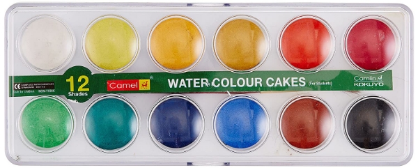 Picture of Camlin Student Water Colour Cake - Set of 12