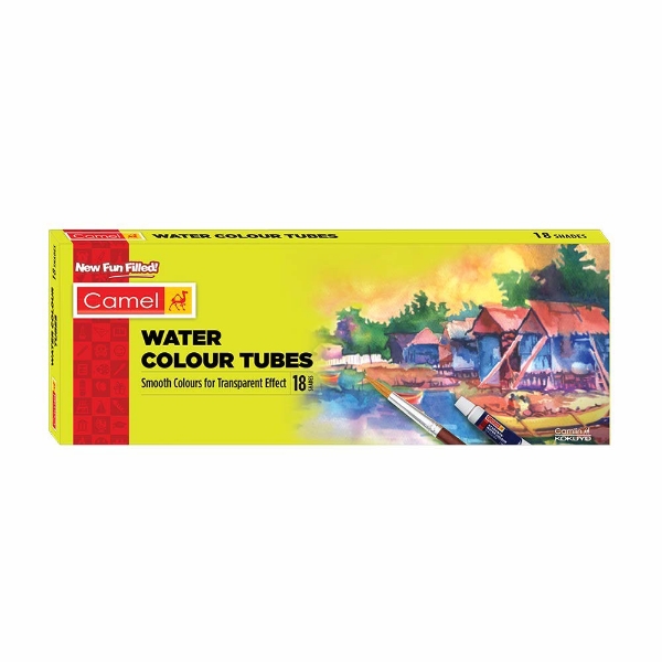 Picture of Camlin Student Water Colour - Set of 18 (5ml)