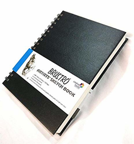 Picture of Brustro Artists Wiro Bound Sketch Book, A4 Size, 120 Pages, 160gsm