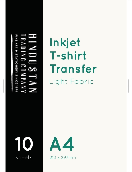 Picture of HTC Inkjet T-Shirt Transfer Light A4 Pack Of 10