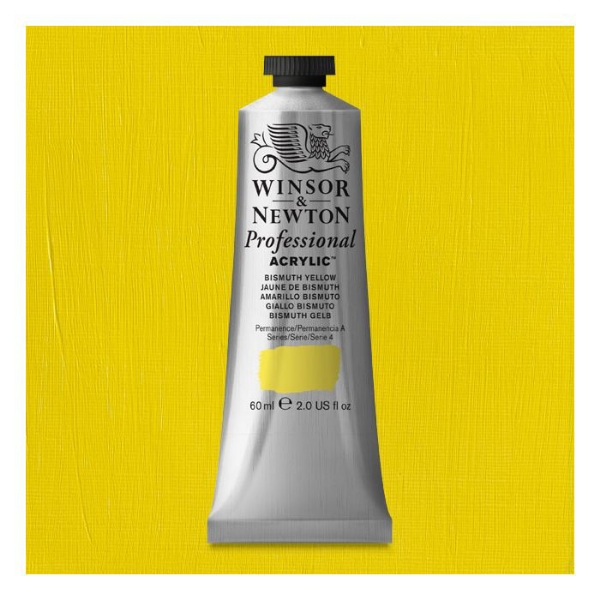 Picture of Winsor & Newton Professional Acrylic Colour 60ml - Bismuth Yellow (S-4)