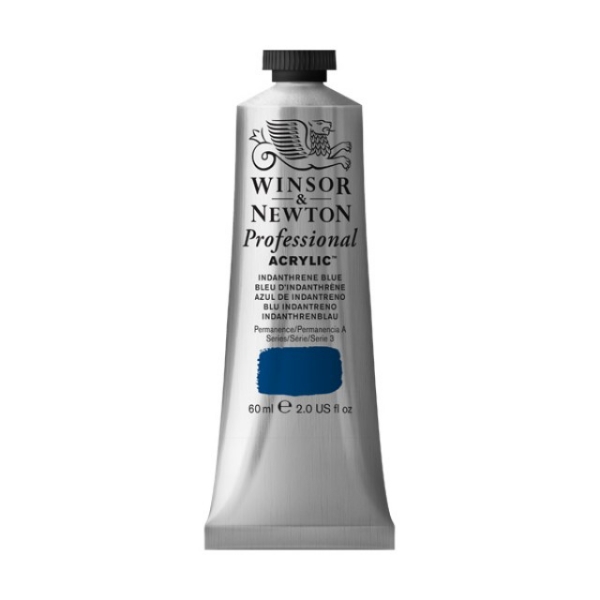 Picture of Winsor & Newton Professional Acrylic Colour 60ml - Indantherene Blue (S-3)