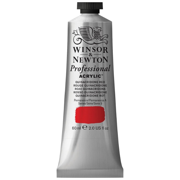 Picture of Winsor & Newton Professional Acrylic Colour 60ml - Quinacridone Red (S-3)