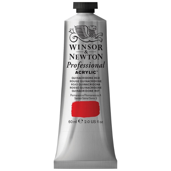 Picture of Winsor & Newton Professional Acrylic Colour 60ml - Quinacridone Red (S-3)