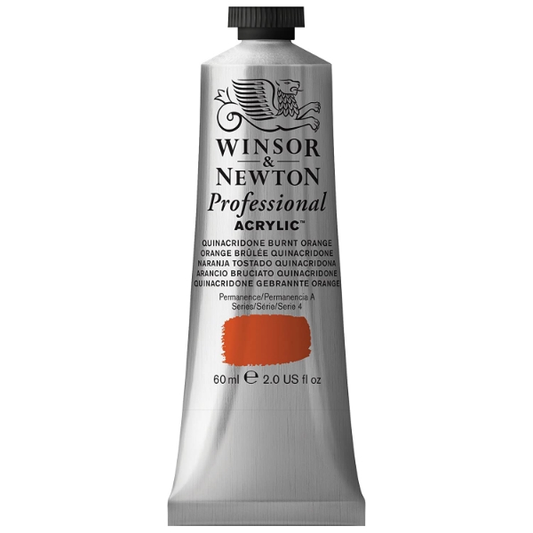 Picture of Winsor & Newton Professional Acrylic Colour 60ml - Quinacridone Burnt Orange (S-4)
