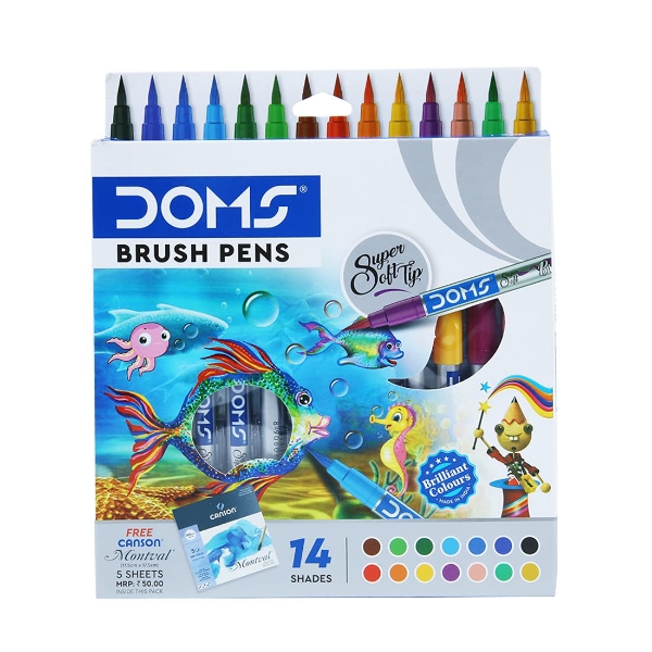 Picture of Doms Brush Pen 14 Shades