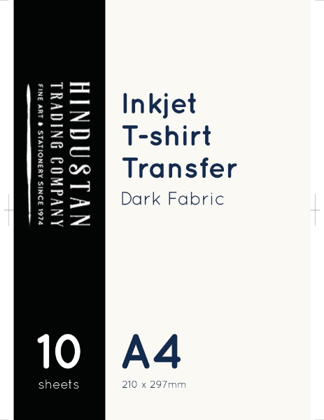 Picture of HTC Inkjet T-Shirt Transfer Dark A4 Pack Of 10