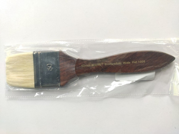 Picture of Brustro Sr-1008 White Wide Flat Brush No.50