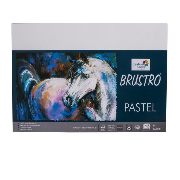 Picture of Brustro Pastel Paper 160Gsm A4 White Pack Of 12