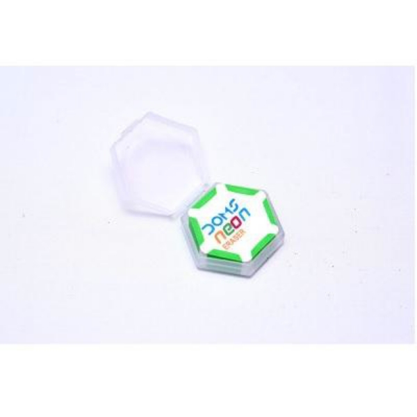 Picture of Doms Neon Hex Dust Free Eraser