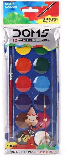 Picture of Doms Water Colour Cakes 12 Shades