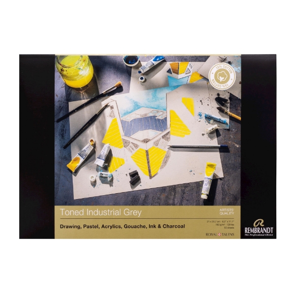 Picture of Royal Talens Toned Industrial Grey 180Gsm 50 Sheets A4