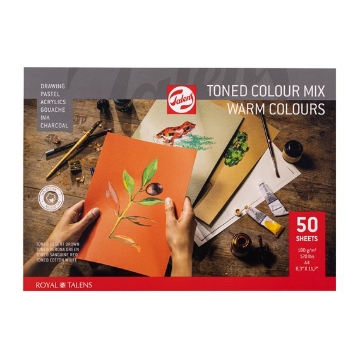 Picture of Royal Talens Toned Pad Mix Warm 180Gsm 50 Sheets A4
