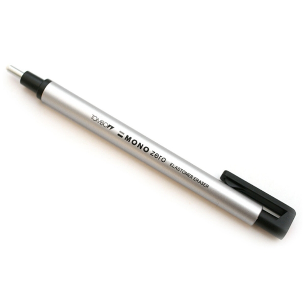 Picture of Tombow Mono Zero Eraser With Refill 2.3Mm Round Silver