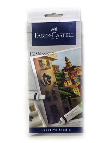 Picture of Faber Castell Creative Studio Oil Colours - Set of 12 (9ml)