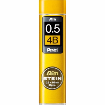 Picture of Pentel Mechanical Pencil Lead, Ain Stein, 0.5mm, 4B