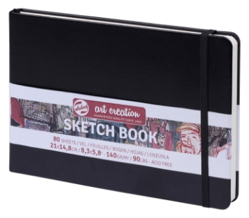 Picture of Art Creation Sketch Book Black 15X21cm 140Gsm