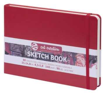 Picture of Art Creation Sketch Book Red 15X21cm 140Gsm