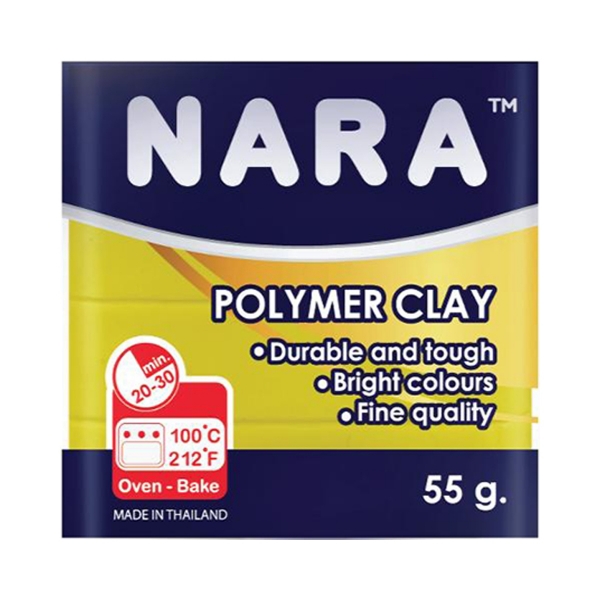 Picture of Nara Polymer Clay Yellow 55g