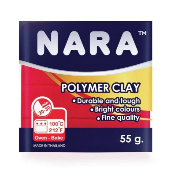 Picture of Nara Polymer Clay Red 55g