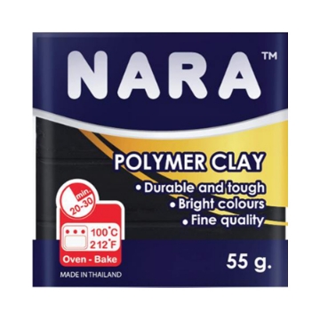 Picture of Nara Polymer Clay Black 55g