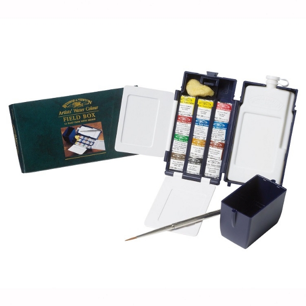 Picture of Winsor & Newton Professional Watercolour Half Pan Field Box Set