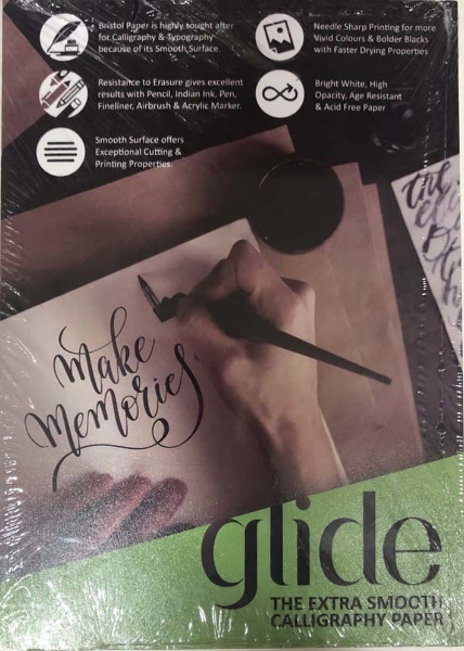 Picture of Anupam A5 Glide Calligraphy Book Pack of 20 Sheets (200Gsm)
