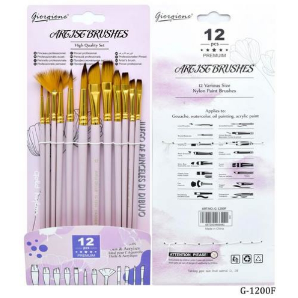 Picture of Artist Brush Wooden High Quality (Pink)