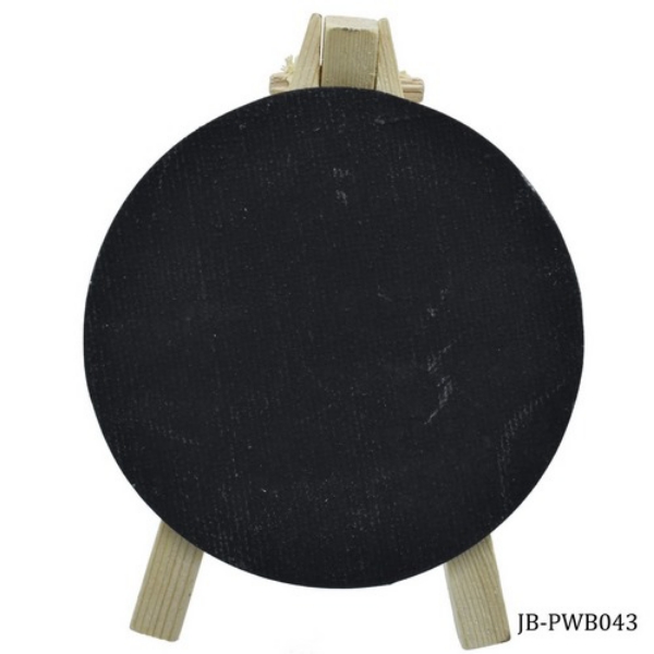 Picture of HTC Black Board With Stand Mini Small Round