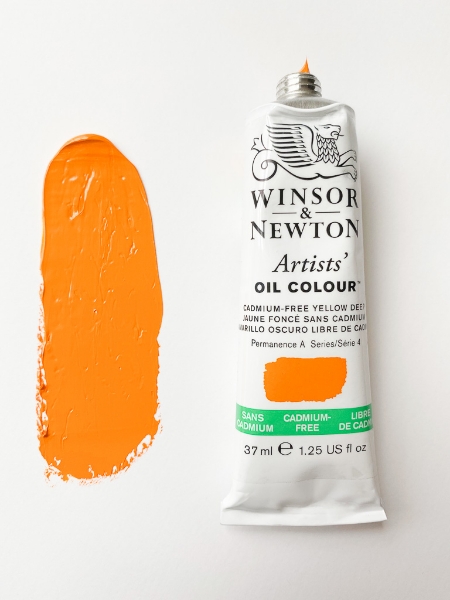 Picture of Winsor & Newton Artist Oil Colour - Cadmium Free Yellow Deep - Series 4 (37ml)