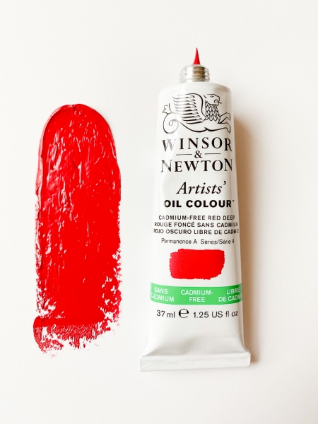 Picture of Winsor & Newton Artist Oil Colour - Cadmium Free Red Deep - Series 4 (37ml)