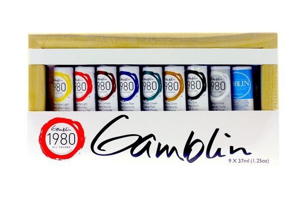 Picture of Gamblin 1980 Oil Colours Introductory Set 9x37ml