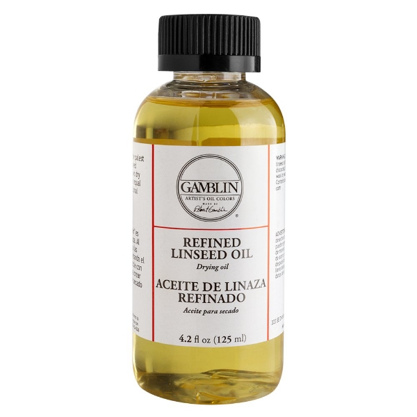 Picture of Gamblin Refined Linseed Oil 125ml (06004)