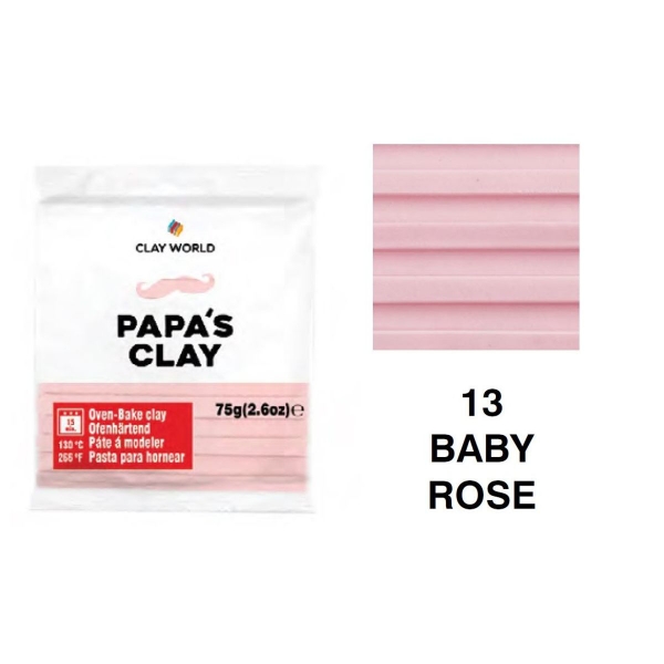 Picture of Papa's Clay - Polymer Clay 75gms - Baby Rose (13)
