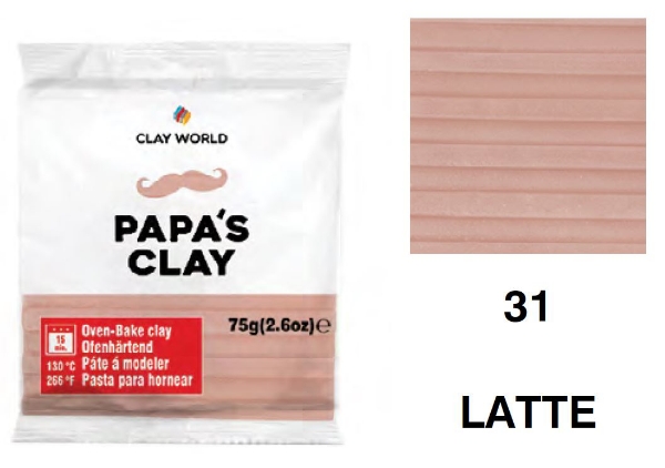 Picture of Papa's Clay - Polymer Clay 75gms - Latte (31)