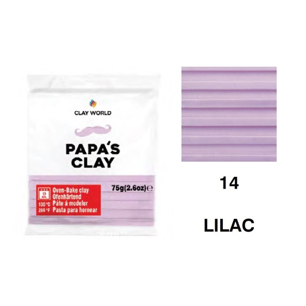Picture of Papa's Clay - Polymer Clay 75gms - Lilac (14)