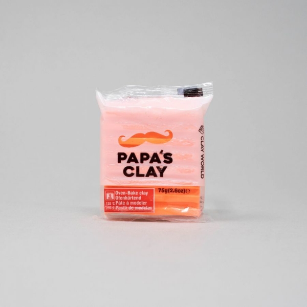 Picture of Papa's Clay - Polymer Clay 75gms - Neon Peach (09)