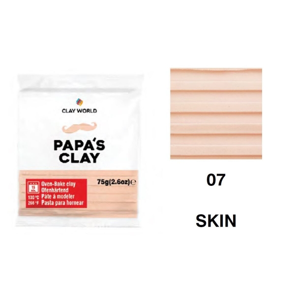 Picture of Papa's Clay - Polymer Clay 75gms - skin (07)