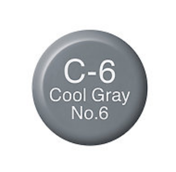 Picture of Copic Ink - C6 Cool Gray (No. 6)